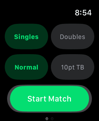Deuce — Match setup