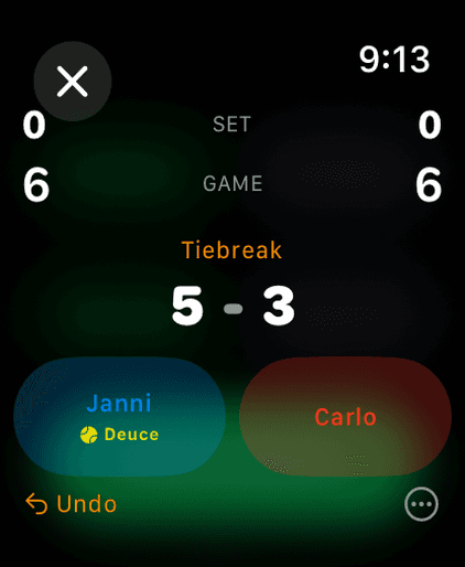 Deuce — Tiebreak